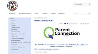 Parent Connection | Manteca Unified School District, CA