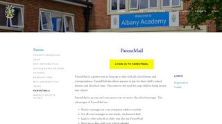 Parentmail — Albany Academy