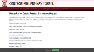 ParentPay – Online Payment System for Parents –