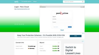 mycloud.parsonline.com - Login - Pars Cloud - My Cloud Pars Online