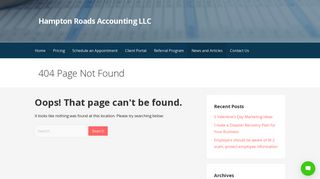 Employee Paycheck Records Login | Hampton Roads Accounting