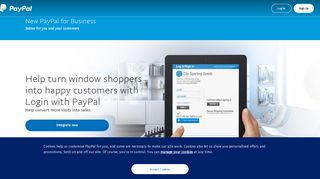 New PayPal for business, Login With PayPal | PayPal UK