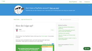 How do I sign up? – Help Center - PayPerks