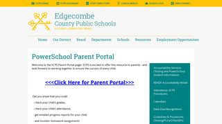 PowerSchool Parent Portal – Accountability & Testing – Edgecombe ...