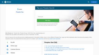 Peoples Gas: Login, Bill Pay, Customer Service and Care Sign-In - Doxo