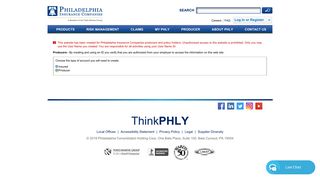 Create new user - Philadelphia Insurance Companies