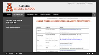 Online Textbook Resources