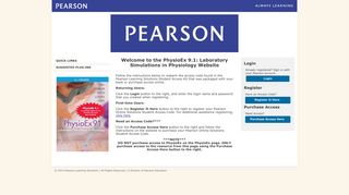 the PhysioEx 9.1 - Pearson