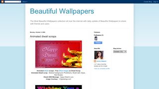 Beautiful Wallpapers: Animated diwali scraps