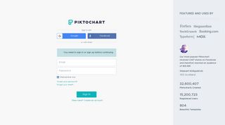 Get Started - Login | Piktochart