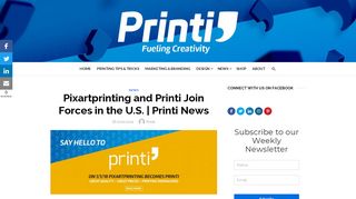 Pixartprinting is Now Printi in the US | Printi News | January 2018