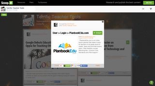User > Login > PlanbookEdu.com | Terrific... - Scoop.it