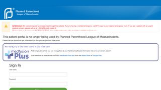 Patient Portal - Planned Parenthood League of Massachusetts