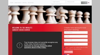 Playchess - ChessBase Account