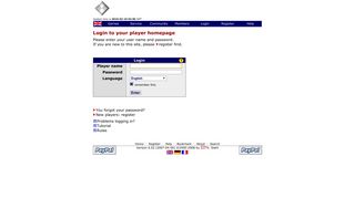 Login to your player homepage - PlayChess - play chess tournaments ...