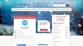 Positive Singles Review January 2019 - Money pit or real dates ...