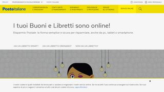 I tuoi Buoni e Libretti sono online - Poste Italiane