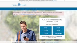 Loans at Pounds to Pocket - Apply Online