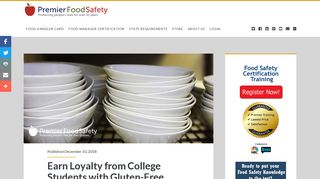 Premier Food Safety® - Food Safety Certification -