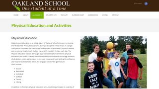 Active Student Lifestyle | Oakland School