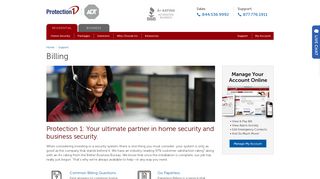 Home Security Billing | Protection 1