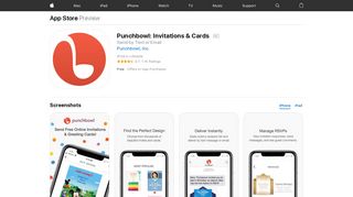 Punchbowl: Invitations & Cards on the App Store - iTunes - Apple