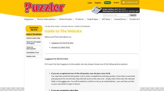 Website Guide | Puzzler®