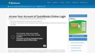 QuickBooks Online Login | 1+(888)-323-1555 Online Login QB
