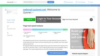 Access webmail.quixnet.net. Welcome to Quixnet –