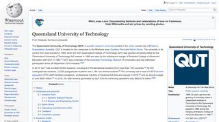 Queensland University of Technology - Wikipedia