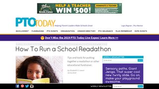 How To Run a School Readathon - PTO Today