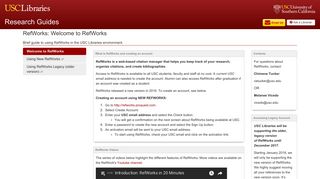 Welcome to RefWorks - RefWorks - Research Guides at University of ...
