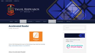 Accelerated Reader - Ysgol Rhiwabon