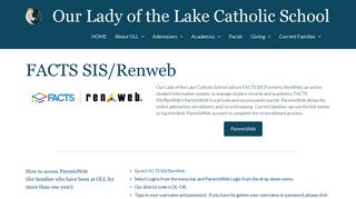 RenWeb/ParentsWeb - Our Lady of the Lake Catholic School