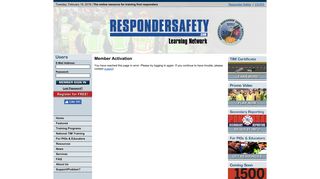Activate Member - Responder Safety Learning Network