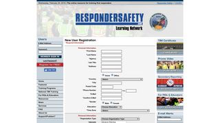 Responder Safety Learning Network