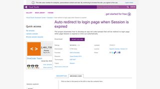 LoginPage.aspx.vb - Auto redirect to login page when Session is expired