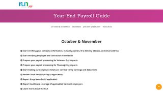 Year-End Payroll Guide