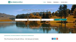 SA Venues & Hotels I SOUTH AFRICAN Accommodation