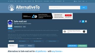 Safe-mail.net Alternatives and Similar Websites and Apps ...