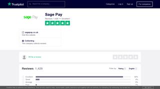 Sage Pay Reviews | Read Customer Service Reviews of sagepay.co.uk