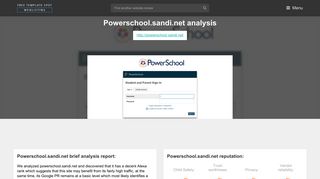 Powerschool Sandi. Student and Parent Sign In