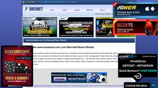 www.sbobetuk.com Link Alternatif Resmi Sbobet - sbobet