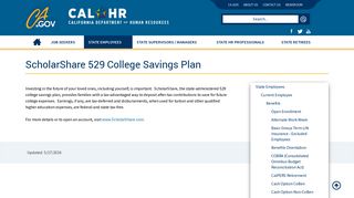 ScholarShare 529 College Savings Plan - CalHR