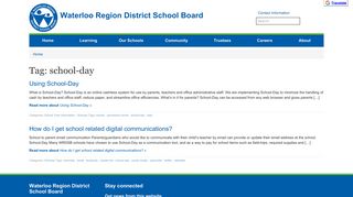 school-day (Waterloo Region District School Board)