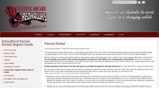 SchoolTool Parent Portal - Central Square School District