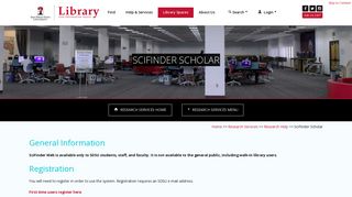 SciFinder Scholar | SDSU Library and Information Access