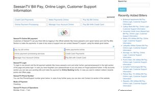 SeesanTV Bill Pay, Online Login, Customer Support Information