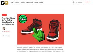 Five Easy Steps to Re-Selling Your Sneakers on the Internet - GQ
