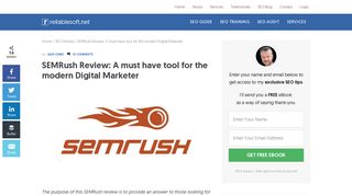 SEMRush Review: A tool for the modern Digital Marketer